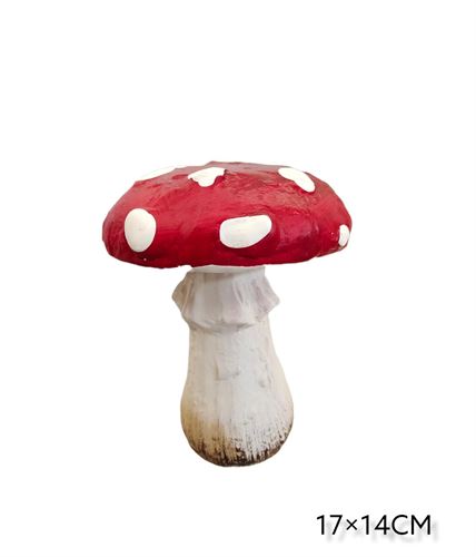 041698 COGUMELO CERAMICA 17X17X14CM