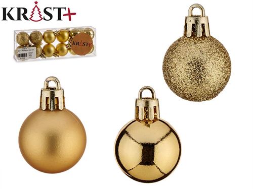 BOLA NATAL OURO 3CM SET12