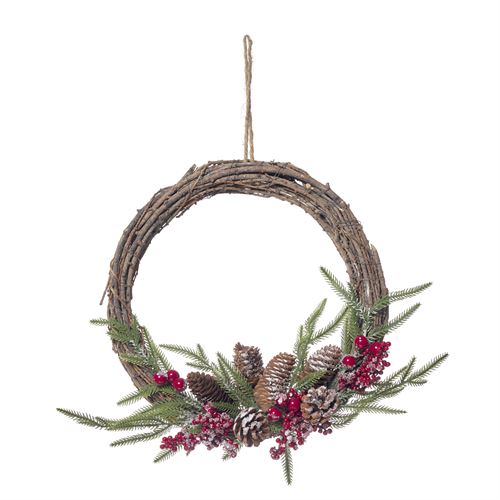 90482 COROA NATAL 30CM