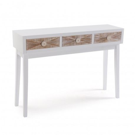 21530110 CONSOLA 3 GAVETAS  SIRA 110X30X78CM