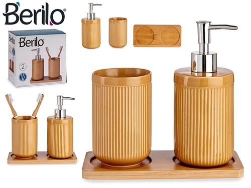 CONJUNTO WC CERAMICA/BAMBU