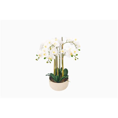 ORQUIDEA BRANCA ARTIFICIAL 56X60X72CM