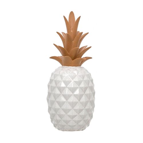 ANANAS POLIRESINA DECORATIVO C 18,50 L 18,50 A 48,00