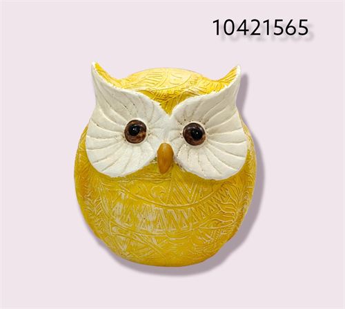 10421565 MOCHO RESINA AMARELO 12X13X10CM