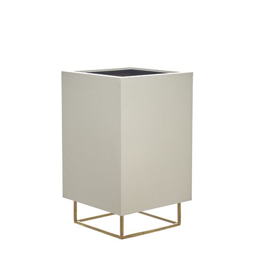 45339 VASO WOOD J17 COM BASE METAL 60CM