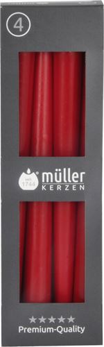 34256 C/4 VELAS VERMELHAS