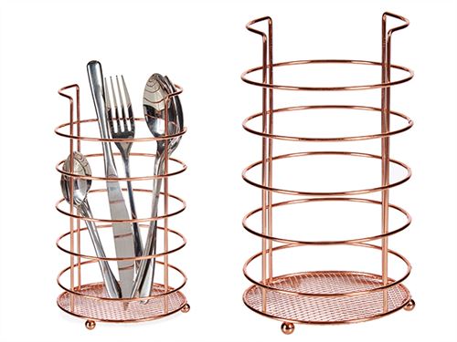 92327 SUPORTE P/TALHERES METAL CO COBRE