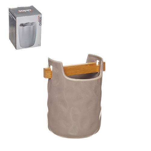 24337 SUPORTE P/ TALHERES PORCELANA E BAMBU C 11,00 L 11,00 A 15,00