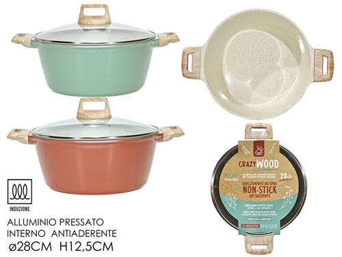 572210 CAÇAROLA 28CM CRAZY WOOD