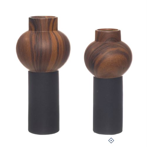 28585 JARRA CERAMICA WALNUT C 12,00 L 12,00 A 26,30