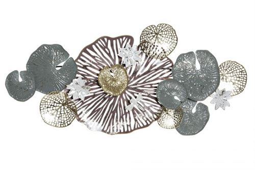 DP-181046 DECORAÇAO DE PAREDE METAL 132X8X65 NEN FARES VERDE