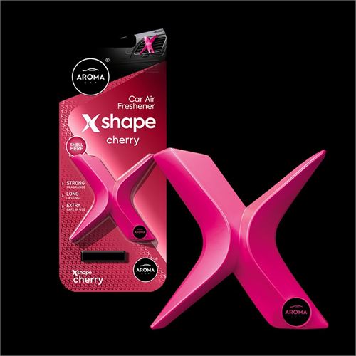 A3991252 AROMA CARRO X SHAPE POLYMER CHERRY