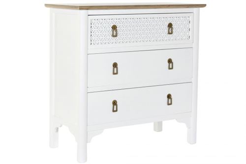 CÓMODA ABETO MDF 80X40X80 BRANCO