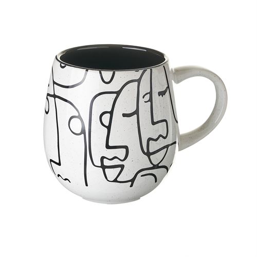 802856 CHÁVENA MUG 490 CC STONEWARE 13,50 X 10 X 10,20 CM