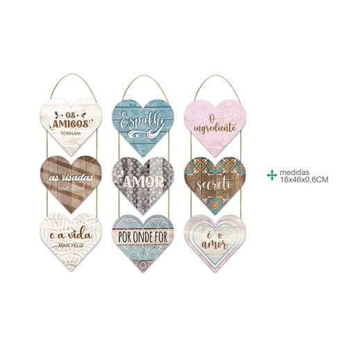 BD-76911 PLACA PAREDE MDF 16X46X0,6CM