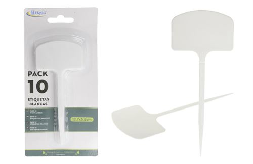 67055 SET 10 ETIQUETAS PLASTICAS PARA PLANTAS