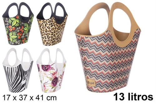 119055 ALCOFA PLASTICO DECORATIVA ALÇA 3L