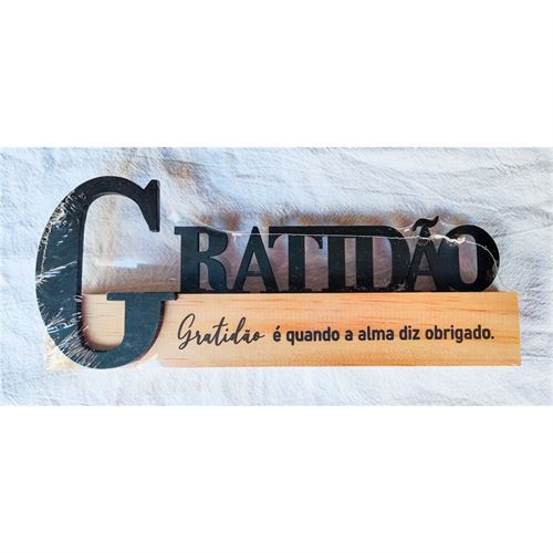 PLACA MESA MDF 24X10CM