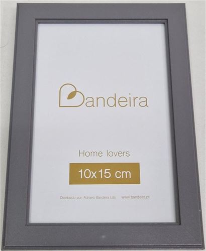 111830466 MOLDURA 10X15CM CINZENTO