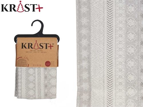 90301 CORREDOR MESA LUREX PRATA 50X160CM
