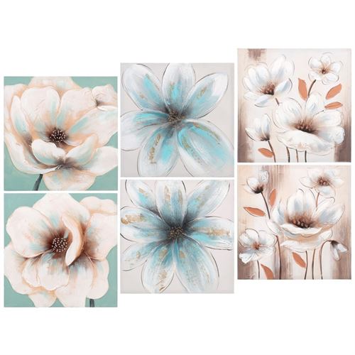 TELA FLORES 50X50CM