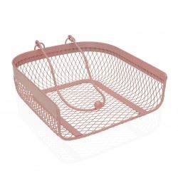 10035380 SUPORTE GUARDANAPOS ROSA