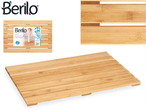 62620 ESTRADO DE DUCHE PEQUENO BAMBU 35,5 x 50 x 2,5 cm