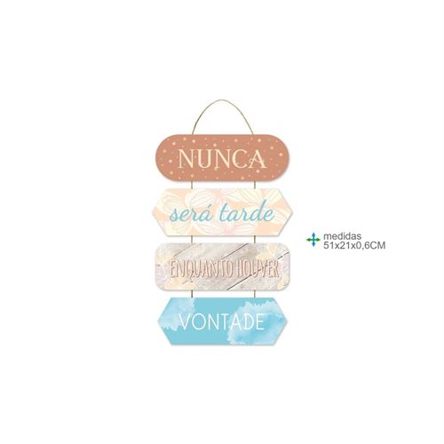 BD-77205 PLACA PAREDE MDF 51X21X0,6CM