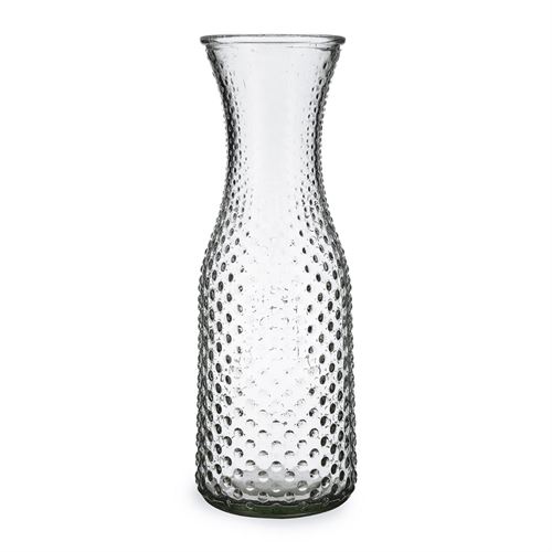 7985052 GARRAFA TABELA VIDRO 1LT TRANSPARENTE