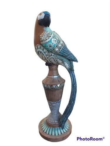 848282 PAPAGAIO RESINA 30CM
