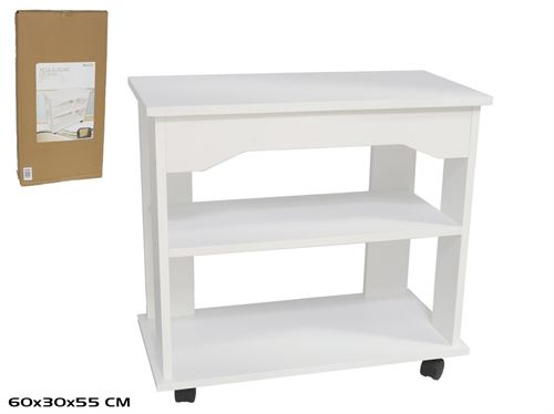 12469 MESA C/RODINHAS 60X30X55CM