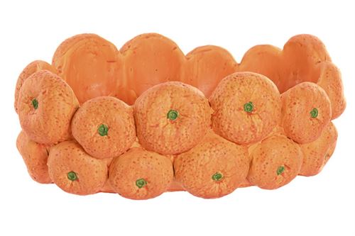 JR-221065 CENTRO DE MESA CIMENTO 24X16X10 LARANJA