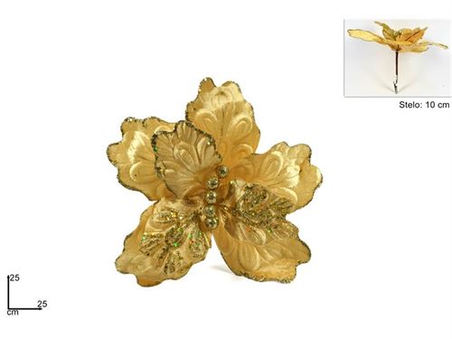 977244 FLOR NATAL OURO COM MOLA