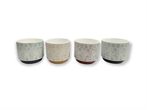 69472 VASO DESENHO CUBICO