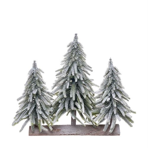 90280 ARVORE NATAL 3PÇS BASE MADEIRA C 28,00 L 16,00 A 27,00