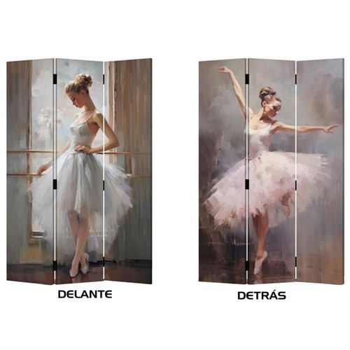 372488 BIOMBO PARABAN BAILARINA 2 SURT 114X180X2,5 CM