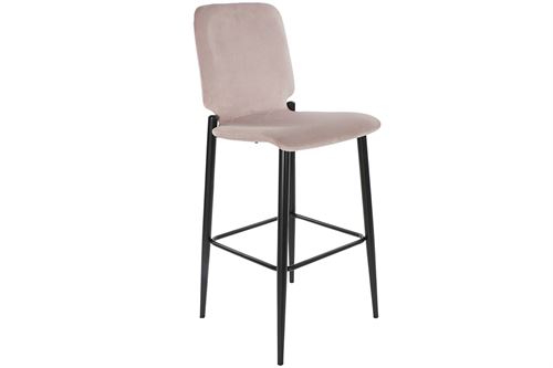 MB-184937 CADEIRA VELUDO METAL 43,5X52X109 ROSA