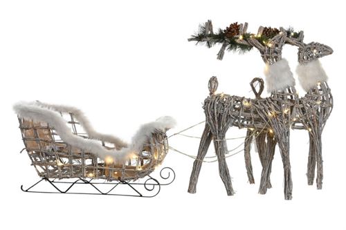 NV-198122 DECORAÇAO SET 3 LED VIME 60X30X37CM BRANCO