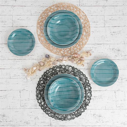 5424870 SERVIÇO 18PÇS CERAMICA BRISA MADEIRA