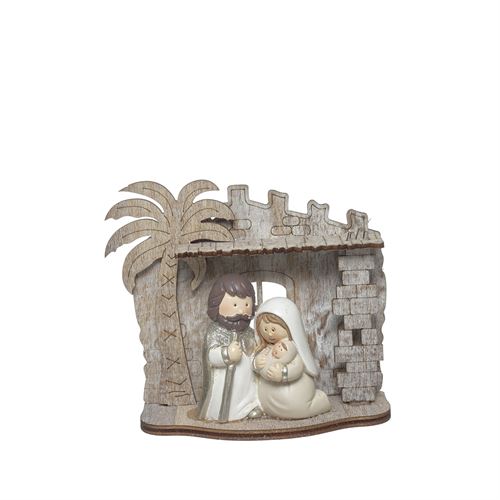 90228 PRESEPIO MINIATURA POLIRESINA C 13,20 L 5,30 A 11,30