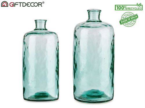 82747 GARRAFA DECORATIVA 8L PRIMAVERA 19 x 19 x 42 cm.