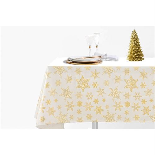 TOALHA MESA DT21128-B-GOLD 140x250cm