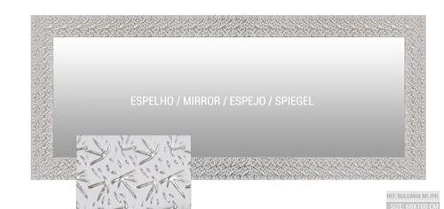 ESPELHO BULGARIA 60X160 BRANCO PRATA