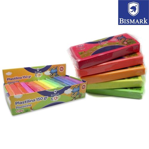95.324128 BLOCO PLASTICINA BARRA 150GR NEON SORT