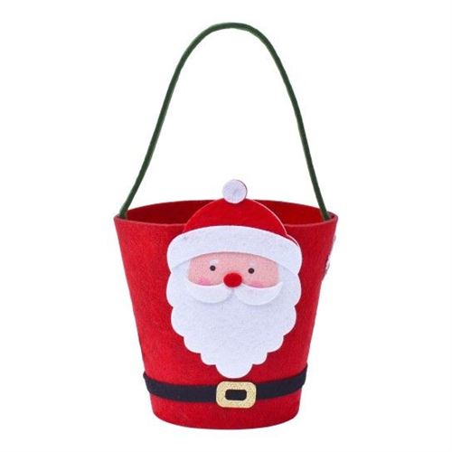 248284 CESTO FELTRO NATAL SK 0247-828 20X16X15CM