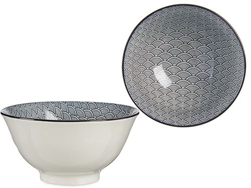 89983 TIGELA CERAMICA 16CM ONDAS