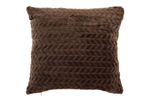 TX-185496 ALMOFADA POLIESTER 45X10X45 380 GR. BASIC CASTANHA