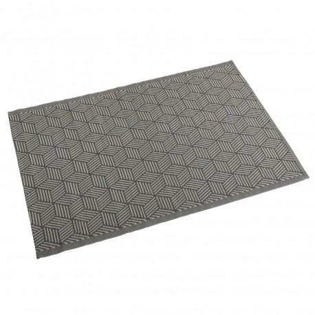 17370428 CARPETE CINZA ABSTRATO 120X180CM