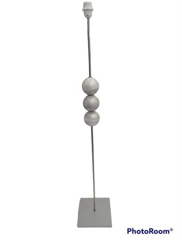 20924646 BASE CANDEEIRO PE BOL 136CM PRA T-21/8CH-PR CERAMICA C/METAL