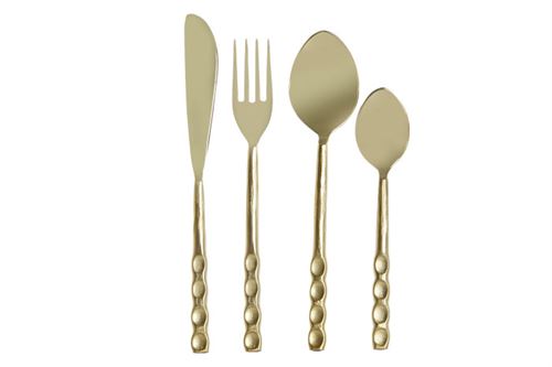PC-208441 JOGO DE TALHERES SET 16 INOX 4,5X1,5X21CM RELEVO